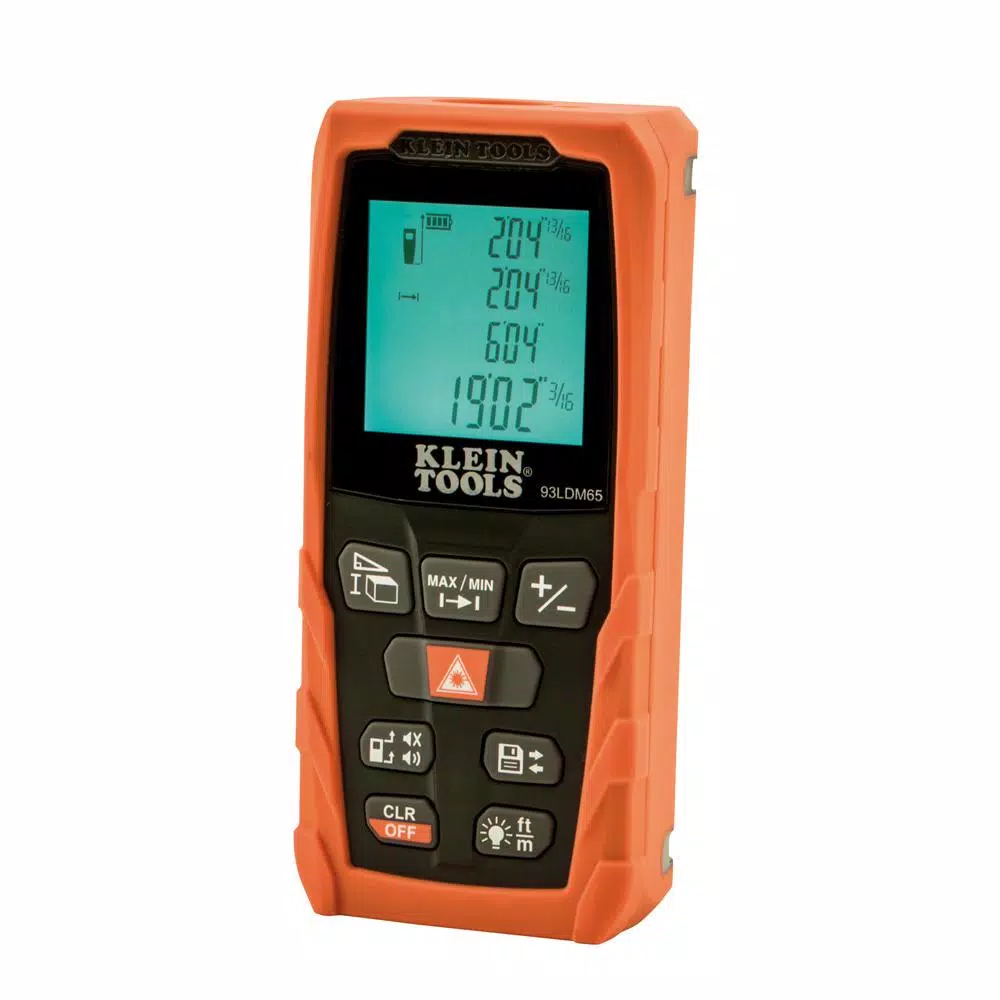 Klein Tools 98 ft. Laser Distance Measure with Backlit Display