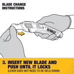 DEWALT Retractable Utility Knife with Deadbolt Blade Mechanism thumbnail 8
