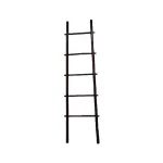 MGP 5 ft. 5-Bar Bamboo Ladder Towel Rack, Natural Solid Tam Vong Bamboo thumbnail 1