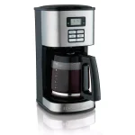 Hamilton Beach 12-Cup Programmable Drip Coffee Maker with Bold Brew Setting, Black and Stainless Steel thumbnail 1
