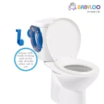 Babyloo Outer Space Design Children's Soft Toilet Seat with Handles and Splash Guard thumbnail 4