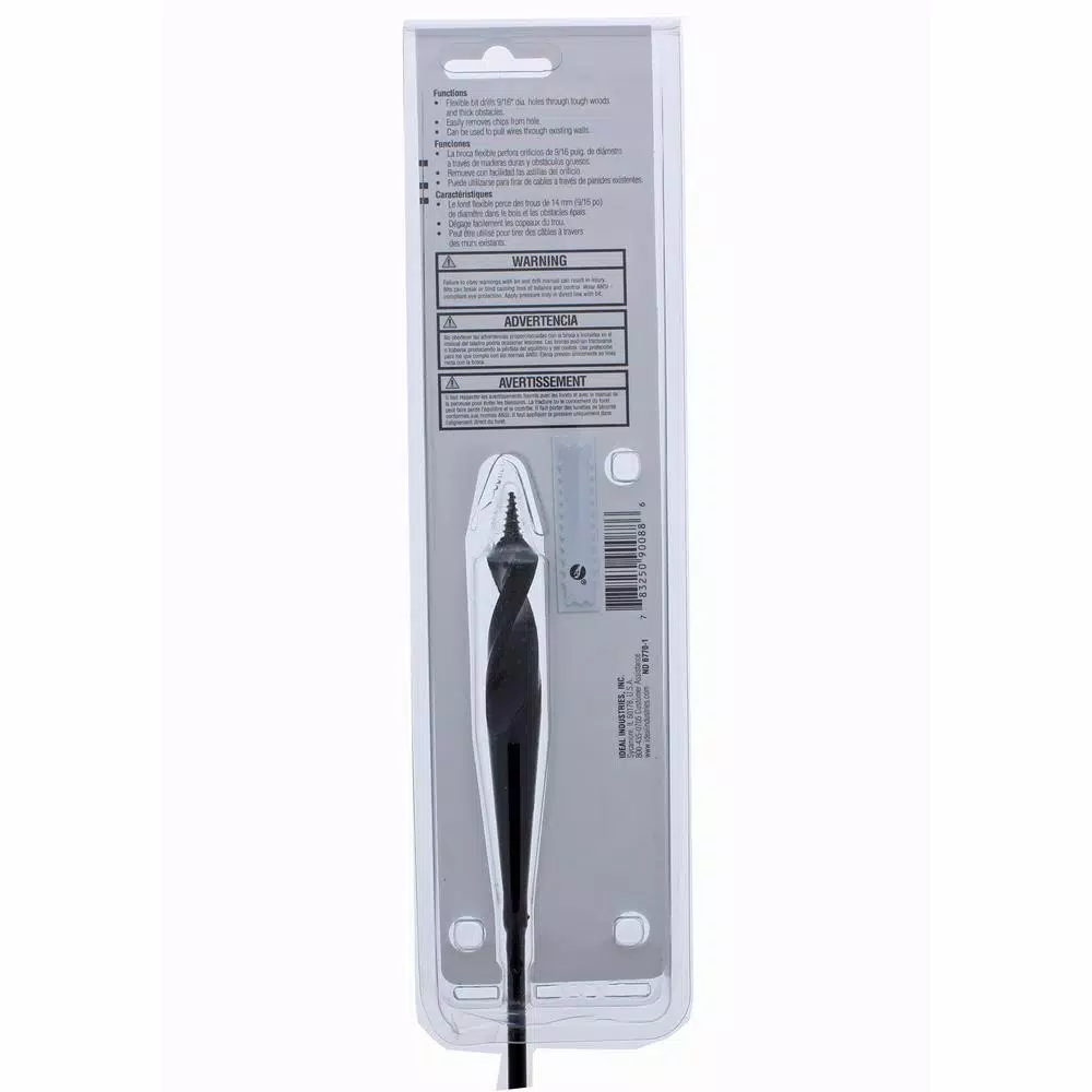 Ideal 9/16 in. x 54 in. Flexible Installer Drill Bit with 3/16 in. Shank