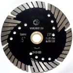 Whirlwind USA 5 in. Turbo Segmented Diamond Saw Blade for Granite, Marble, and Concrete thumbnail 1