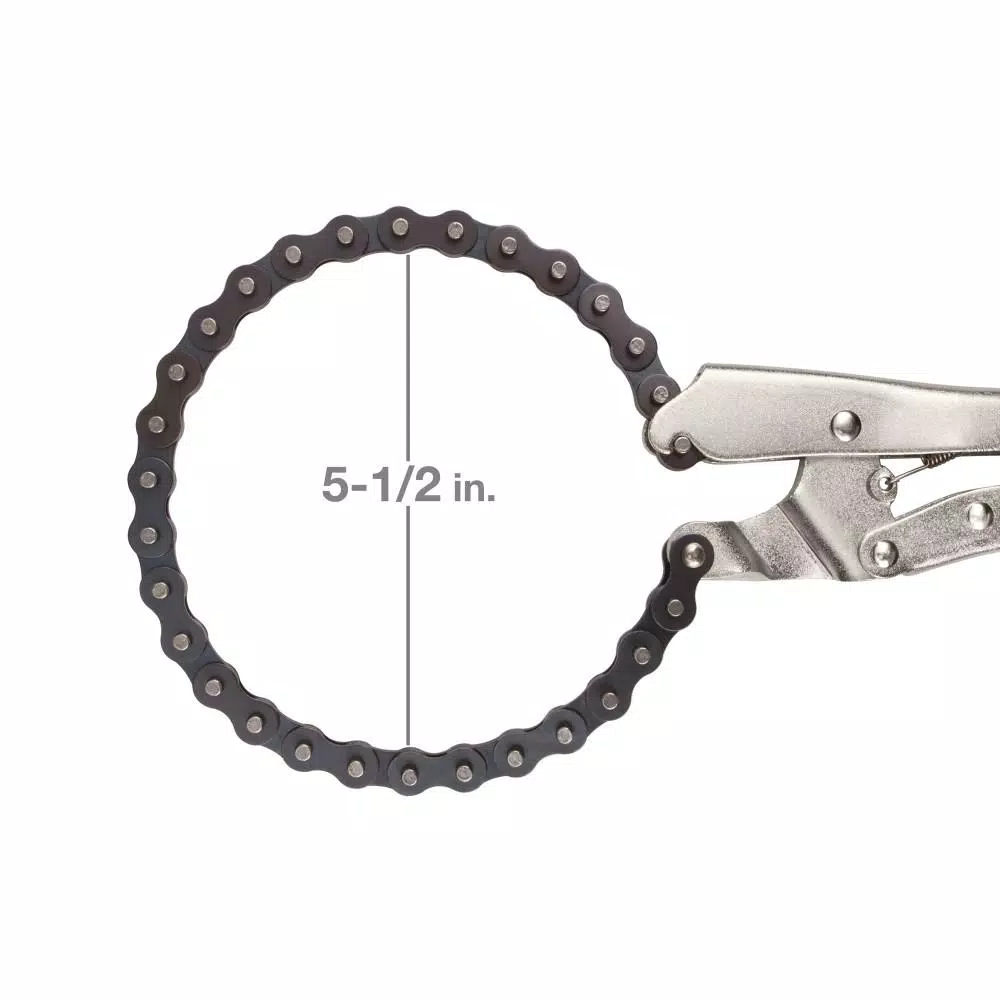 TEKTON Locking Chain Clamp for Round and Irregularly-Shaped Workpieces