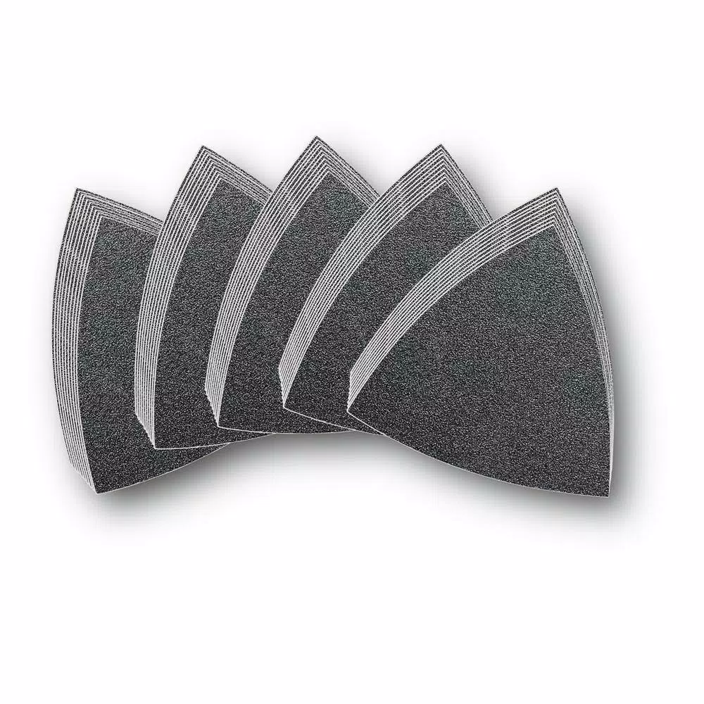 FEIN Hook and Loop Triangle Sandpaper Multipack, 50-Piece Assorted Grits