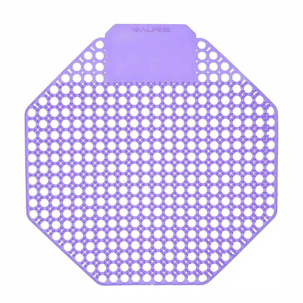 Alpine Industries Kiwi Grapefruit Dual-Sided Anti-Splash Urinal Screens (10-Pack)