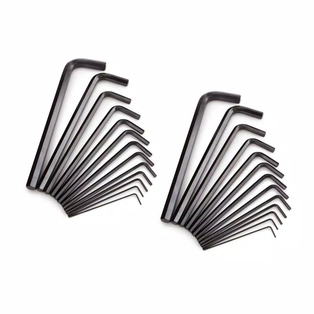 TEKTON 26-Piece Long Arm Hex Key Wrench Set, Inch and Metric