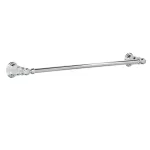 MOEN Kingsley 24 in. Chrome Towel Bar, Modern Glam Single Towel Bar thumbnail 1