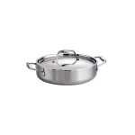 Tramontina Gourmet Tri-Ply Clad 3 Qt. Covered Stainless Steel Braiser thumbnail 1