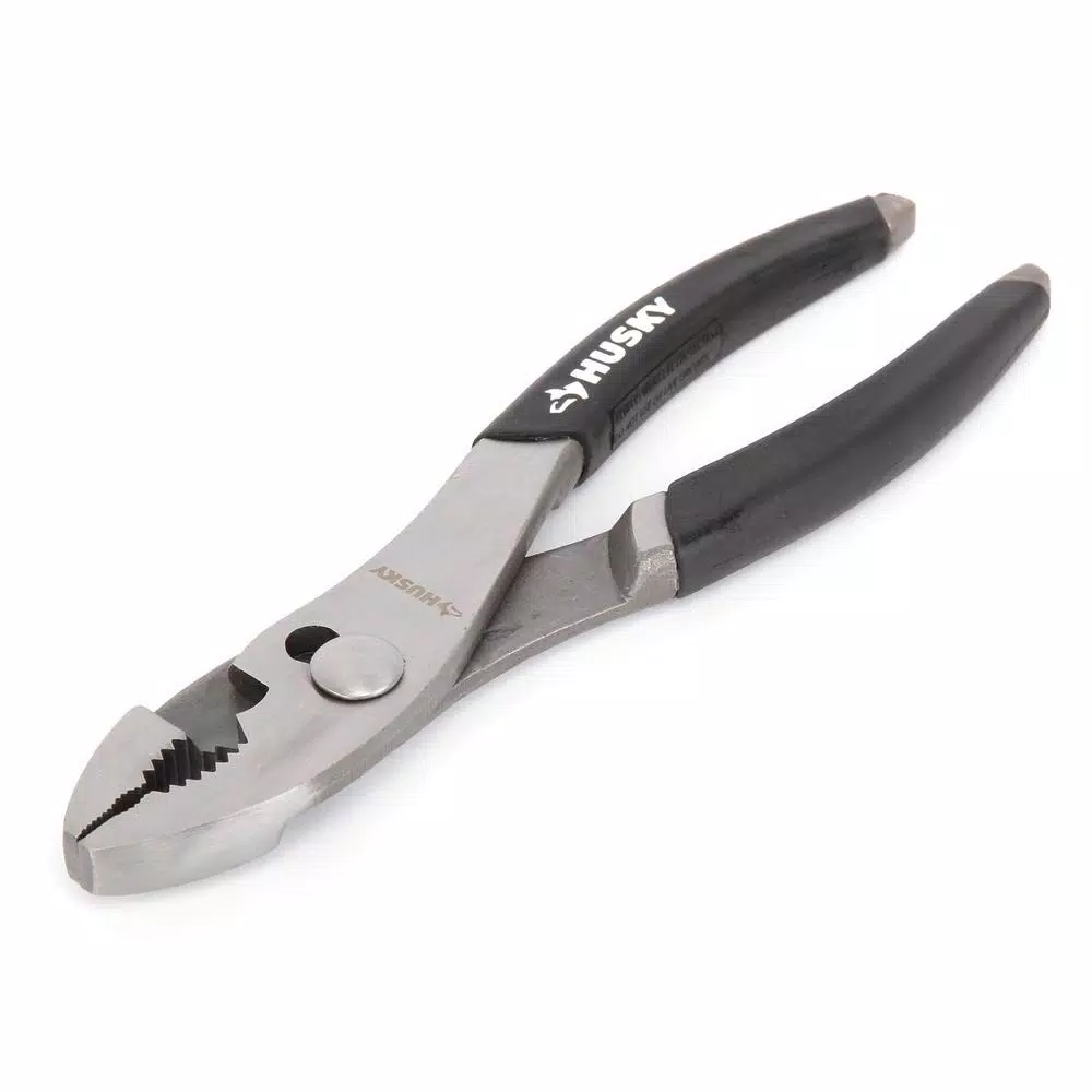 Husky 3-Piece Pliers and Wrench Set with Groove Joint, Slip Joint, and Double Speed Adjustable Wrench