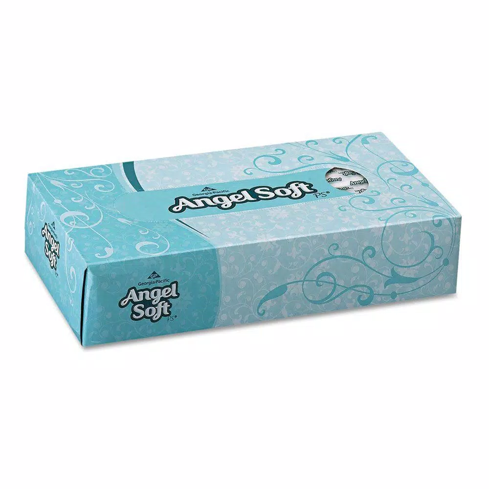 Angel Soft Premium 2-Ply Facial Tissue, 100-Count (30 Pack)