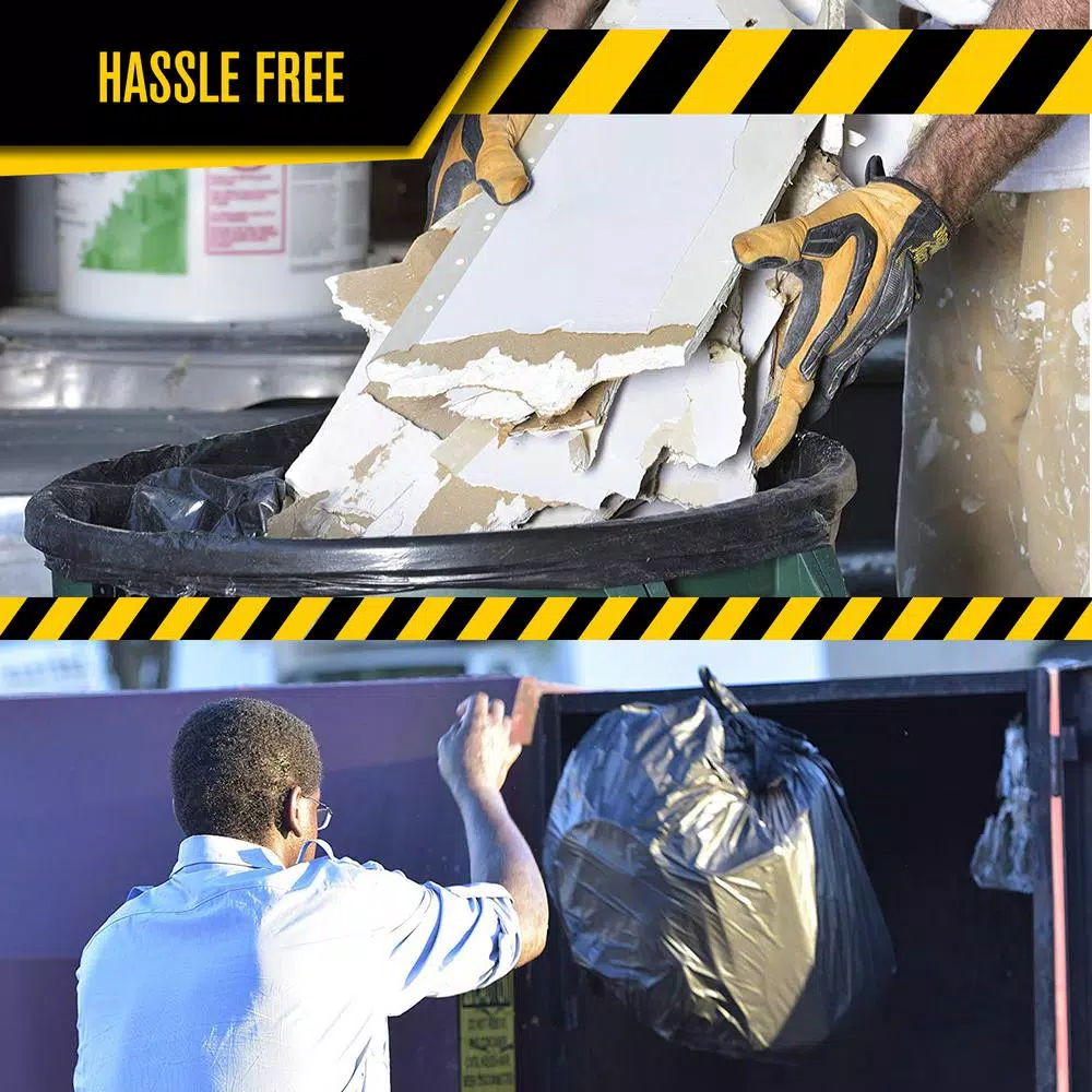 Ultrasac 45 Gal. Extra Large Heavy Duty Trash Bags, 1.8 Mil, 50 Count