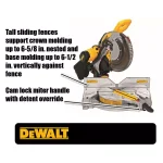 DEWALT 12 in. Double Bevel Compound Miter Saw with Heavy-Duty Work Stand, 15 Amp Corded thumbnail 3