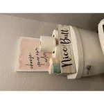 Admired By Nature Nice Butt Rustic Wooden Bathroom Decor Box, Farmhouse Toilet Tank Organizer Tray thumbnail 5