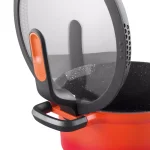BergHOFF GEM Stay Cool 3 qt. Cast Aluminum Nonstick Casserole Dish with Glass Lid, Orange thumbnail 5