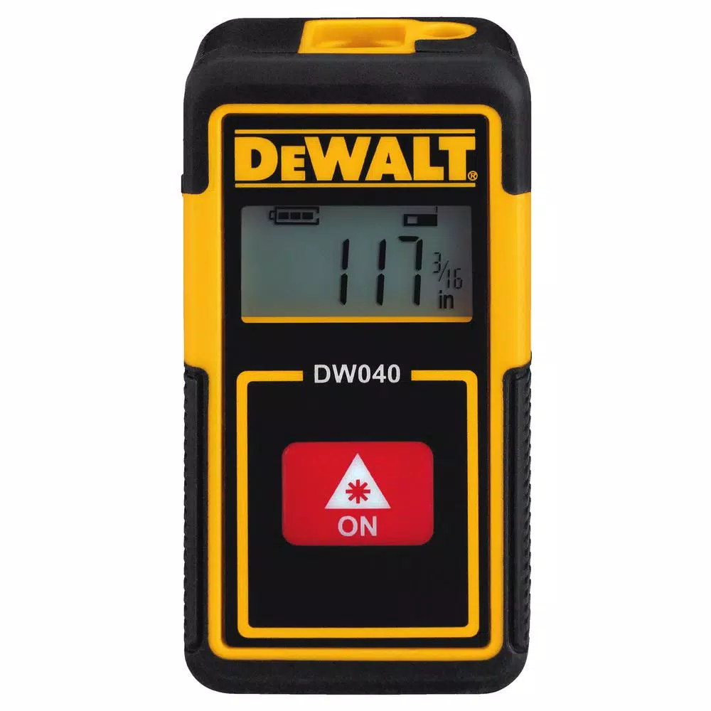 DEWALT 40 ft. Pocket Laser Distance Measurer, Li-Ion Rechargeable