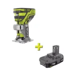 RYOBI 18V ONE+ Cordless Fixed Base Trim Router with 1.5 Ah Lithium-Ion Battery thumbnail 1
