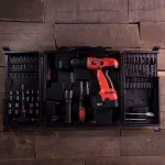 Stalwart 18V Cordless 3/8 in. Drill/Driver Set with 78-Piece Accessory Kit and Carrying Case thumbnail 5