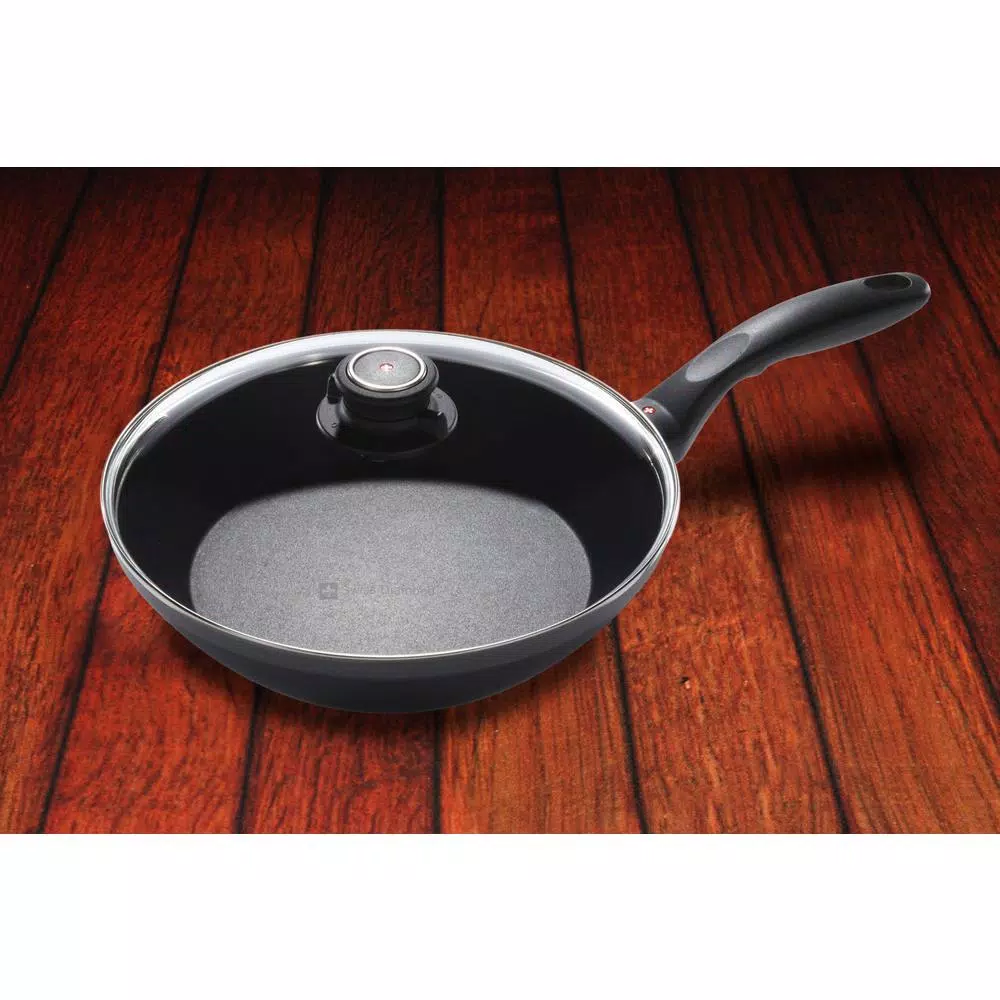 Swiss Diamond EDGE Nonstick 10.25 in. Stir Fry Pan with Glass Lid