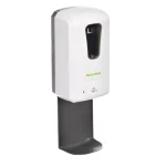 Alpine Industries 1200ml Automatic Soap and Gel Hand Sanitizer Dispenser with Drip Tray, White thumbnail 3