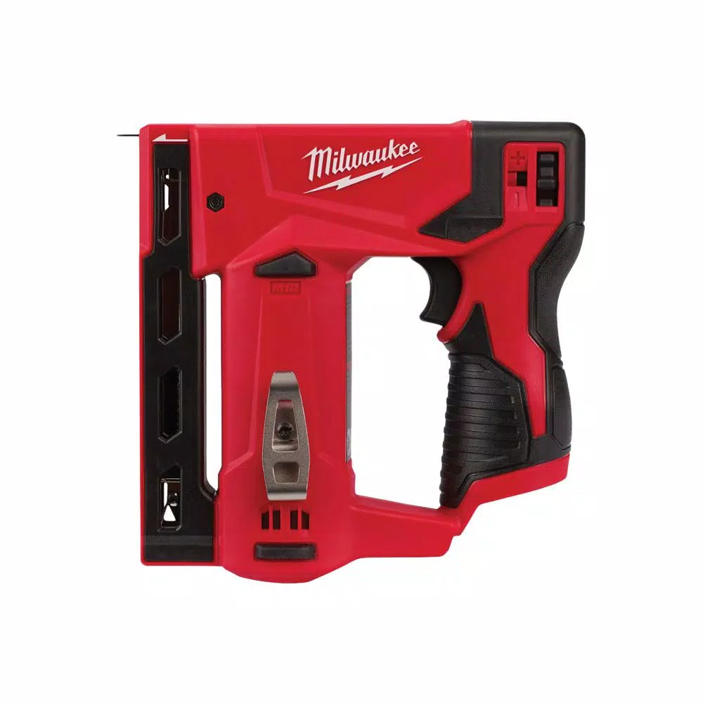 Milwaukee M12 12V Lithium-Ion Cordless 3/8 in. Crown Stapler (Tool-Only)