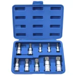 Stark XZN Triple Square Bit Socket Set, 10-Piece Metric Spline Socket Set thumbnail 2