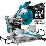 Makita 10 in. Dual-Bevel Sliding Compound Miter Saw, 18V X2 LXT Brushless Cordless (Tool Only) thumbnail 2