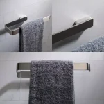 KRAUS Stelios Brushed Nickel Towel Ring - Solid Brass Hand Towel Holder thumbnail 4