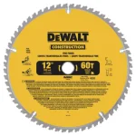 DEWALT 12 in. 60T Fine Finish Circular Saw Blade, 1 in. Arbor thumbnail 1