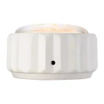 Serene House Axis White Porcelain Ultrasonic Oil Diffuser with Bluetooth Speaker and LED Lights thumbnail 2