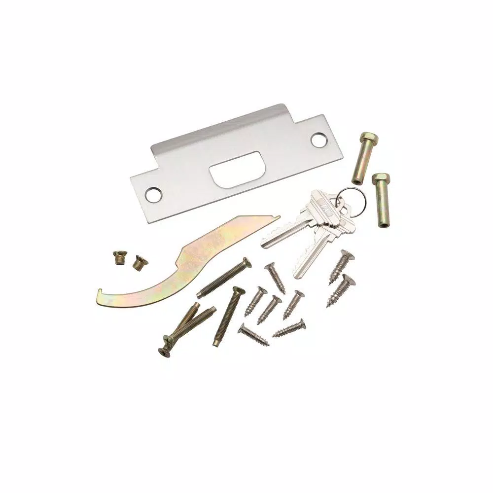 Global Door Controls Empire Style Commercial Passage Lever, Brushed Chrome, Heavy Duty Steel