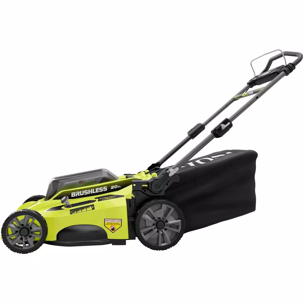 RYOBI 40V 20 in. Brushless Cordless Push Lawn Mower with 6 Ah Battery and Charger Included