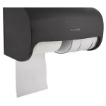Alpine Industries Double Roll Toilet Paper Dispenser, Gray ABS Plastic thumbnail 3