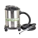 PowerSmith 10 Amp 4 Gal. Stainless Steel Wheeled Ash and Shop Vacuum with 10 ft. Hose and Deep Cleaning Kit thumbnail 3