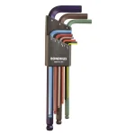Bondhus Metric Ball End L-Wrench Set with ColorGuard Finish, 9-Piece thumbnail 1