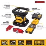 DEWALT 20V MAX Red Self-Leveling Rotary Laser Level Kit with Detector, 2Ah Battery & TSTAK Case thumbnail 6