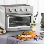 Costway 19 Qt. Silver Air Fryer Toaster Oven with Dehydrate and 7-in-1 Functions thumbnail 2