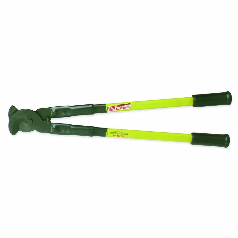 H.K. Porter 25 in. Shear Type Cable Cutters with Fiberglass Handles