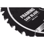 WEN 7.25 in. 24-Tooth Carbide-Tipped Professional Framing Saw Blade for Miter and Circular Saws thumbnail 3