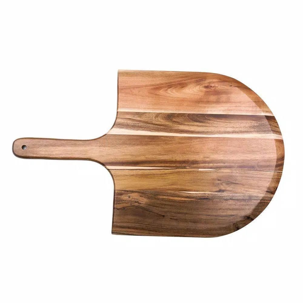 Legacy Picnic Time Acacia Wood Pizza Peel - Large Flat Paddle for Pizza and Breads