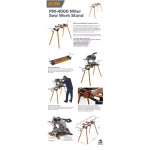BORA PORTAMATE Folding Portable Miter Saw Stand with Material Supports thumbnail 12