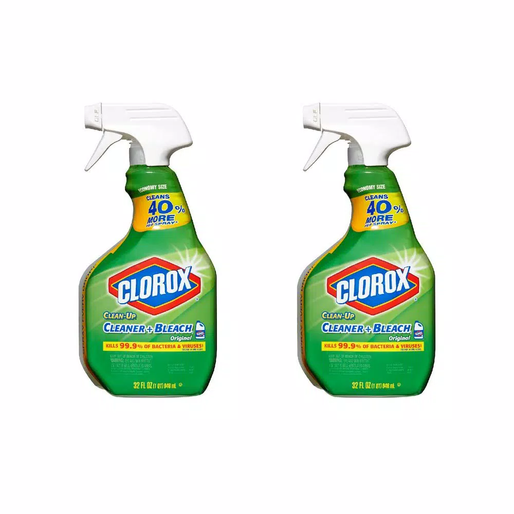 Clorox Clean-Up All-Purpose Bleach Spray Cleaner, 32 oz (2-Pack)