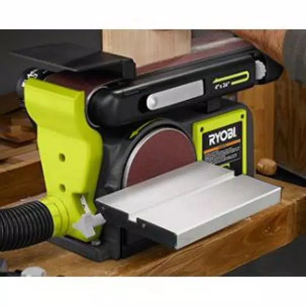 RYOBI 4 in. x 36 in. Belt and 6 in. Disc Sander, 120 V