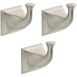 Delta Everly 3-Piece Towel Hook Set, SpotShield Brushed Nickel thumbnail 1