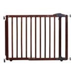Dreambaby Nottingham Gro-Gate 29.5 in. Wooden Extendable Safety Gate, Cherry thumbnail 1