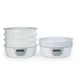 Presto Dehydro 6-Tray Digital Electric Food Dehydrator with Thermostat and Timer, White thumbnail 2