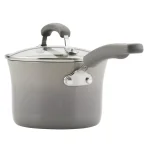 Rachael Ray Classic Brights 19-Piece Sea Salt Gray Nonstick Cookware Set with LocknLock Containers thumbnail 3