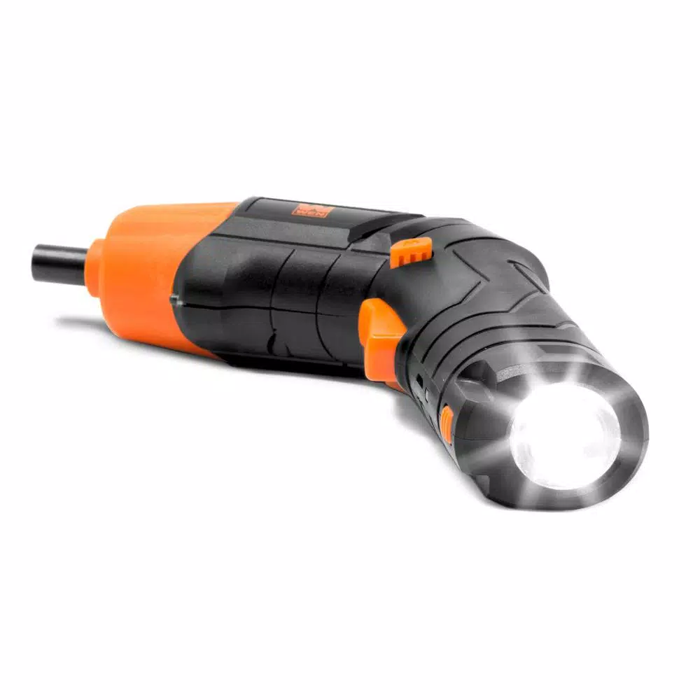 WEN 4V Max Lithium Ion Cordless Electric Screwdriver and Flashlight Kit with 40+ Accessories and Carrying Case