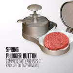 Weston Double Hamburger Press - Adjustable Aluminum Burger & Patty Maker thumbnail 5