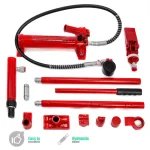 Stark 4-Ton Porta Power Hydraulic Jack Tool Kit for Auto Body Frame Repair & Construction thumbnail 3